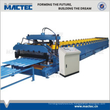 Most popular double sheet glazed tile roll forming machine